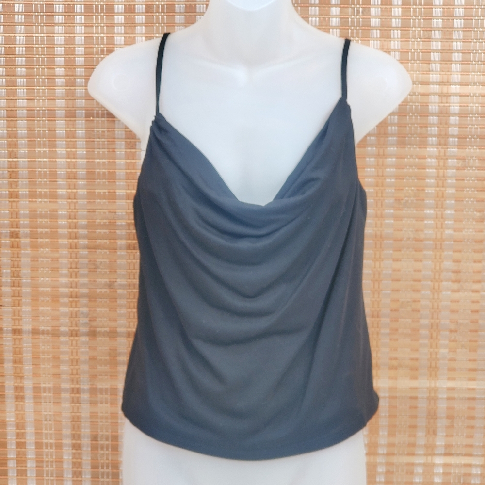 ♡ Lovers and Friends Black Sleeveless Cowl Neck Top Size Small